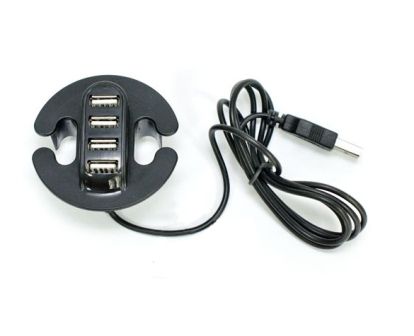 GTV Разветвитель для USB на 4 порта черный HB-USB-4X-20